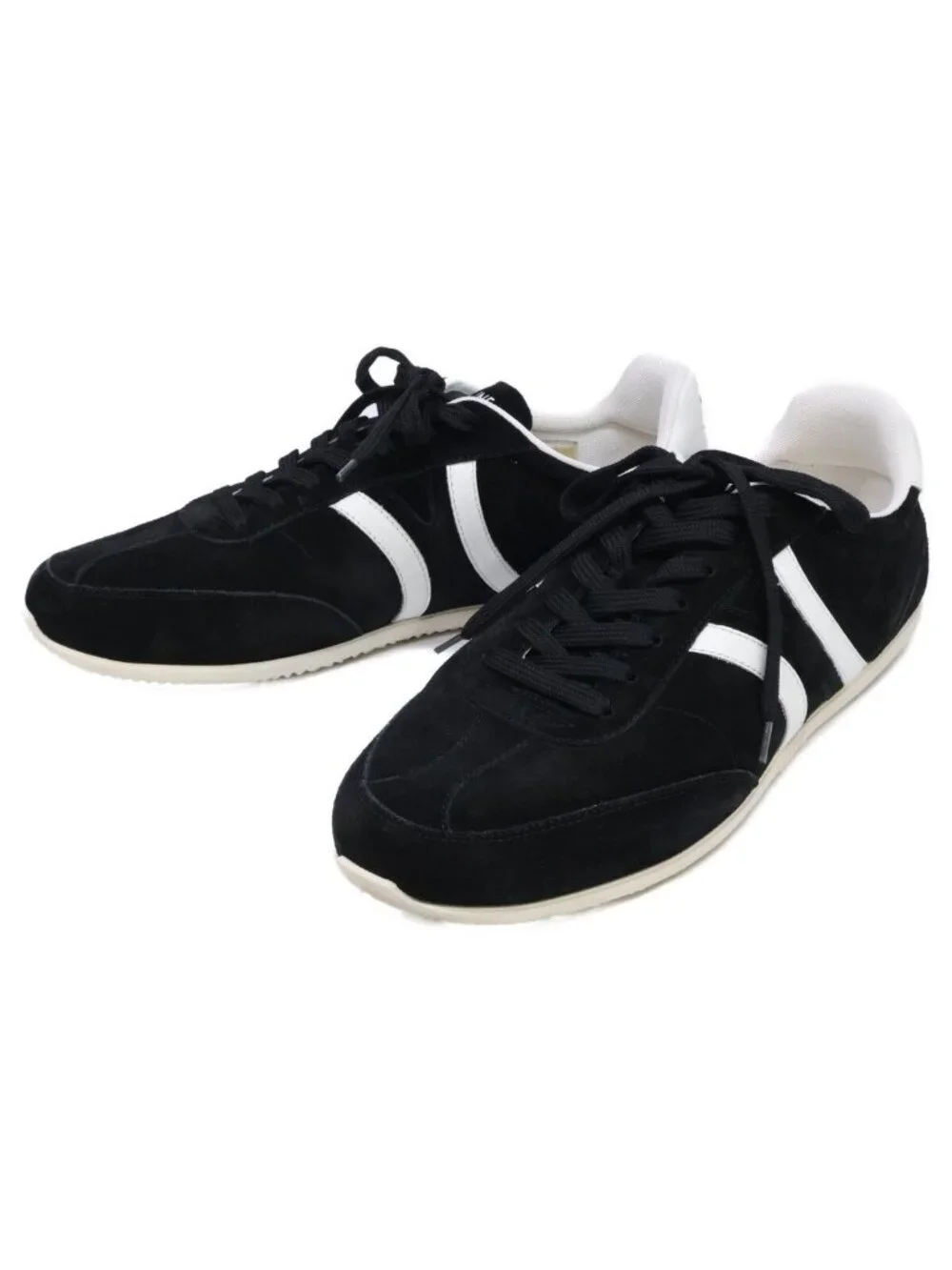 Celine Triomphe Lace Up Low Cut Sneakers